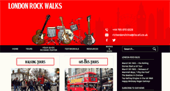 Desktop Screenshot of londonrockwalks.com